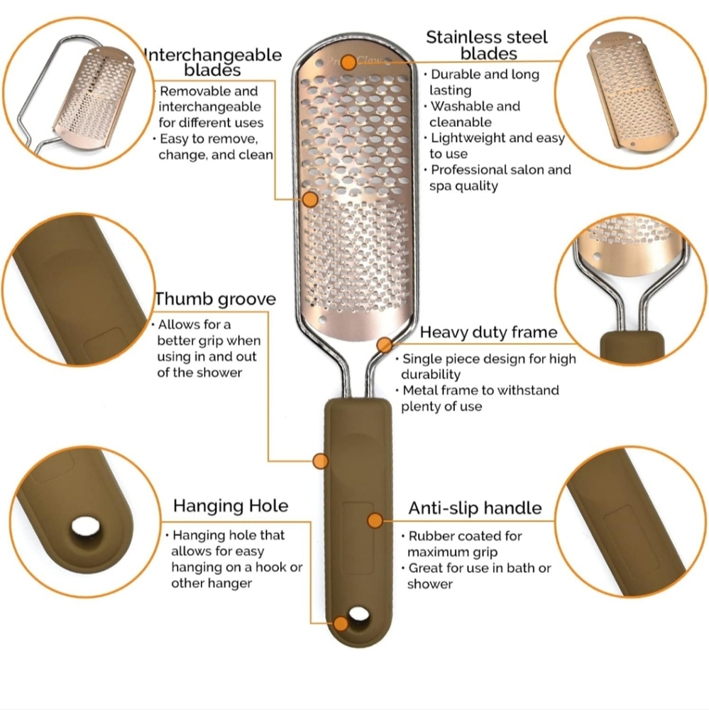 Callus remover metal rasp